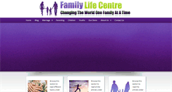 Desktop Screenshot of familylifecentre.net
