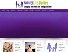Tablet Screenshot of familylifecentre.net